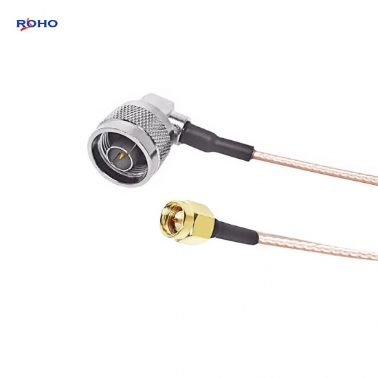 SMA Male to N Male Right Angle Cable Assembly