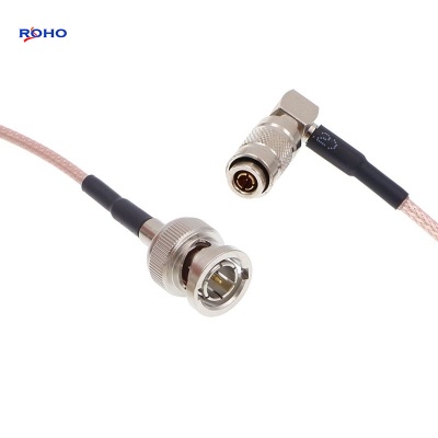 BNC Male to 1.0-2.3 Plug Right Angle Cable Assembly