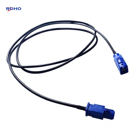 Fakra Plug to Fakra Jack with RG174 Cable Assembly