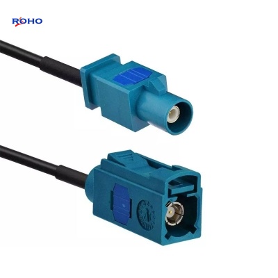 Fakra Plug to Fakra Jack with RG174 Cable Assembly