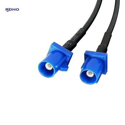 Fakra Plug to Fakra Plug with RG174 Cable Assembly