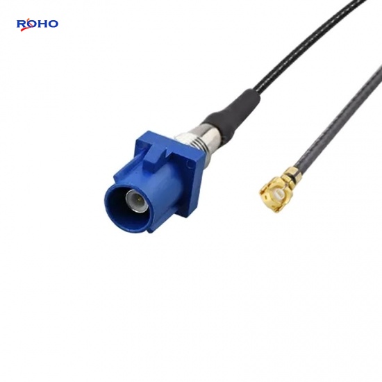 Fakra Plug to UFL with 1.13mm Cable Assembly