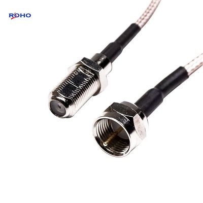 F Female to F Male Connector Cable Assembly with RG316