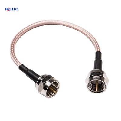 F Male to F Male Connector Cable Assembly