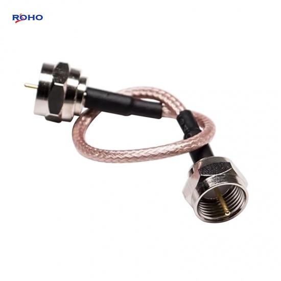 F Male to F Male Connector Cable Assembly