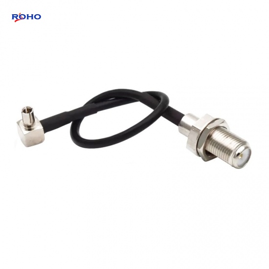 F Female to TS9 Plug Connector Cable Assembly with RG174