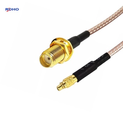 MMCX Straight Plug to SMA Straight Female Cable Assembly