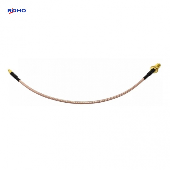 MMCX Straight Plug to SMA Straight Female Cable Assembly