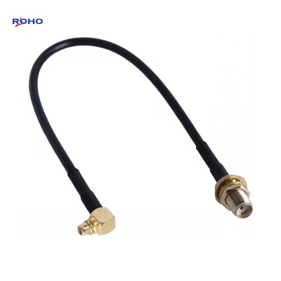 MMCX Right Angle Plug to SMA Female Cable Assembly