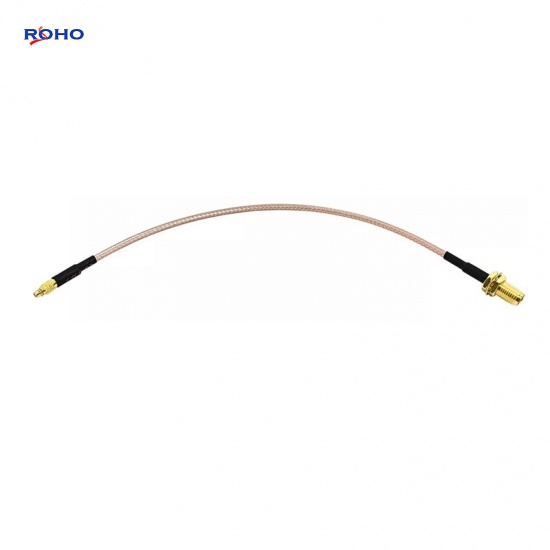 MMCX Straight Plug to SMA Straight Female Cable Assembly