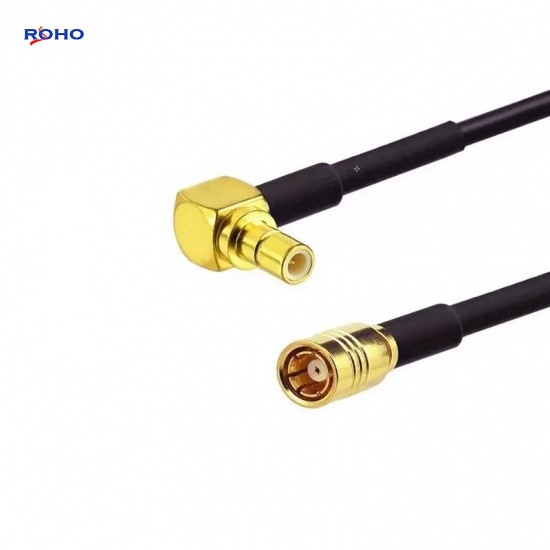 SMB Plug to SMB Jack Right Angle Cable Assembly