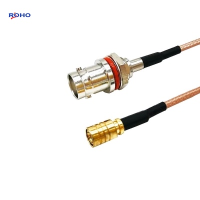 BNC Female to SMB Plug Cable Assembly with RG316 Cable