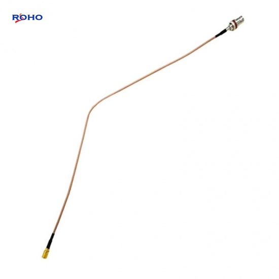 BNC Female to SMB Plug Cable Assembly with RG316 Cable