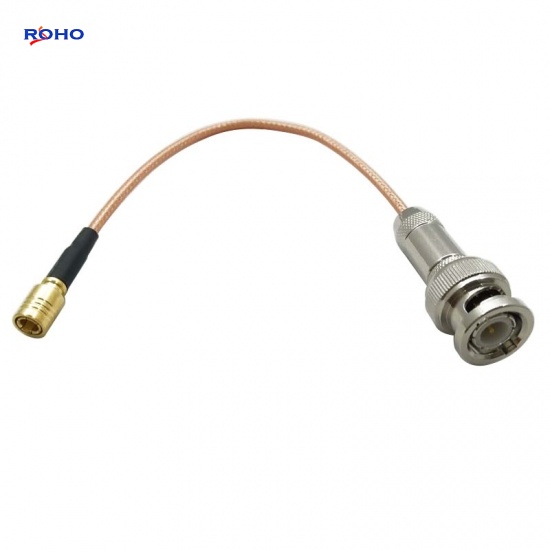 BNC Male to SMB Plug Cable Assembly with RG316 Cable