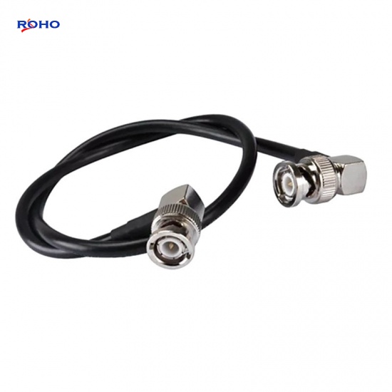 BNC Male Right Angle to BNC Male Right Angle Cable Assembly