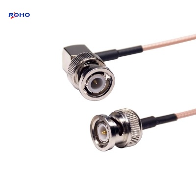 BNC Male Right Angle to BNC Male Cable Assembly