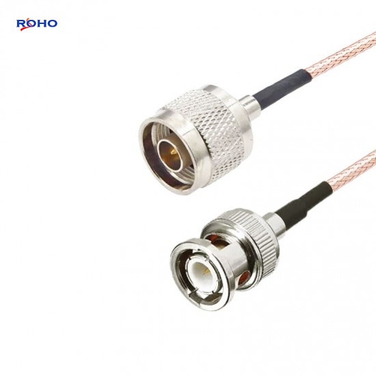BNC Male to N Male Cable Assembly with RG316 Cable