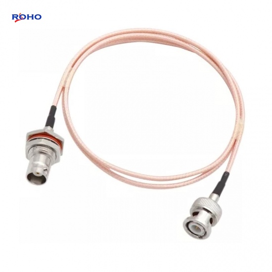 BNC Male to BNC Female Bulkhead Cable Assembly