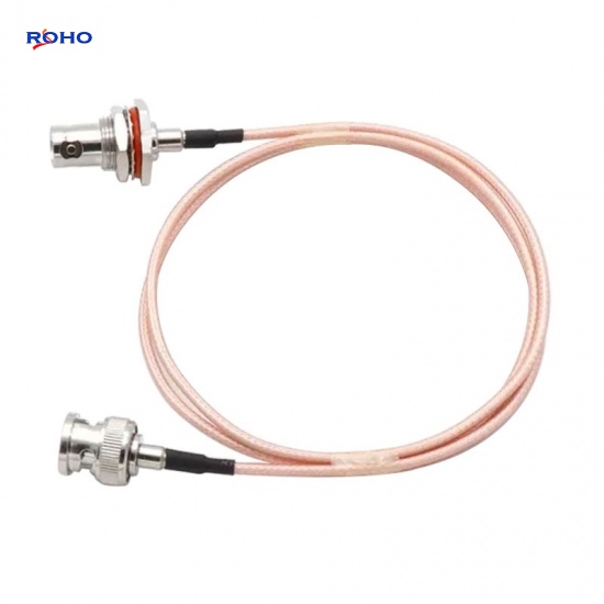 BNC Male to BNC Female Bulkhead Cable Assembly