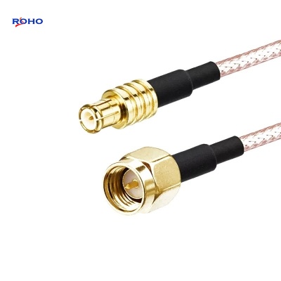 MCX Plug to SMA Male Cable Assembly with RG316 Cable