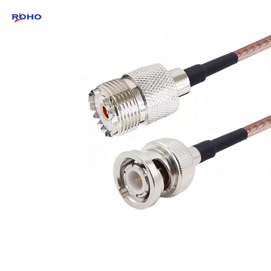 BNC Male to UHF Female Cable Assembly with RG316 Cable