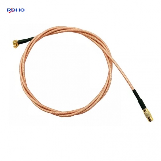 MCX Plug Right Angle to MCX Jack Cable Assembly