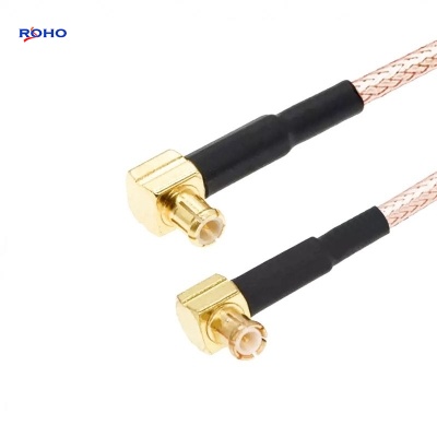 MCX Plug Right Angle to MCX Plug Right Angle Cable Assembly