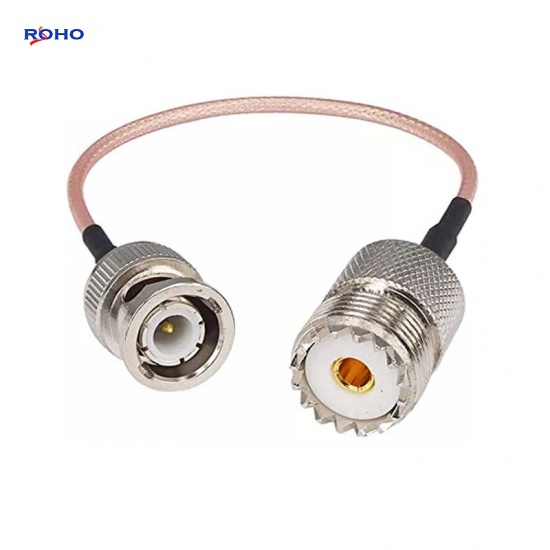 BNC Male to UHF Female Cable Assembly with RG316 Cable