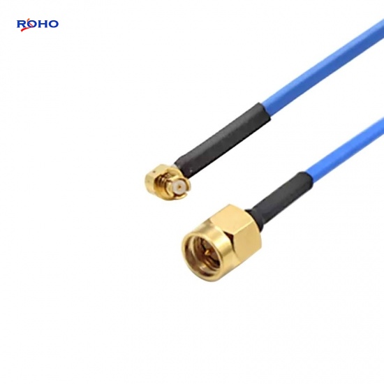 SMP Female Right Angle to SMA Male Cable Assembly