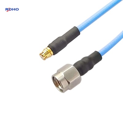 SMP Female to SMA Male Cable Assembly with RG405 Cable