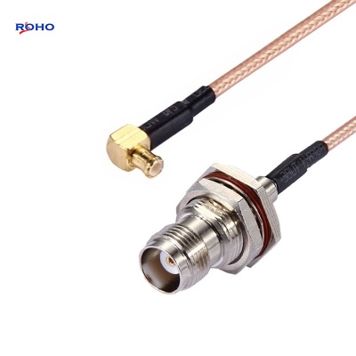 MCX Plug to TNC Female Bulkhead Cable Assembly