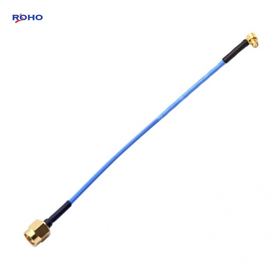 SMP Female Right Angle to SMA Male Cable Assembly