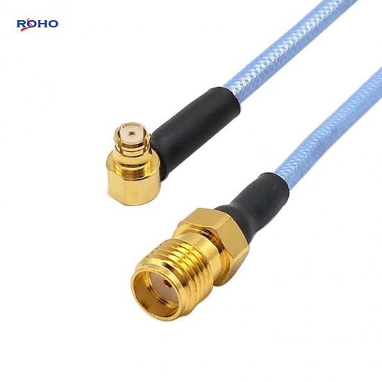 SMP Female Right Angle to SMA Female Cable Assembly