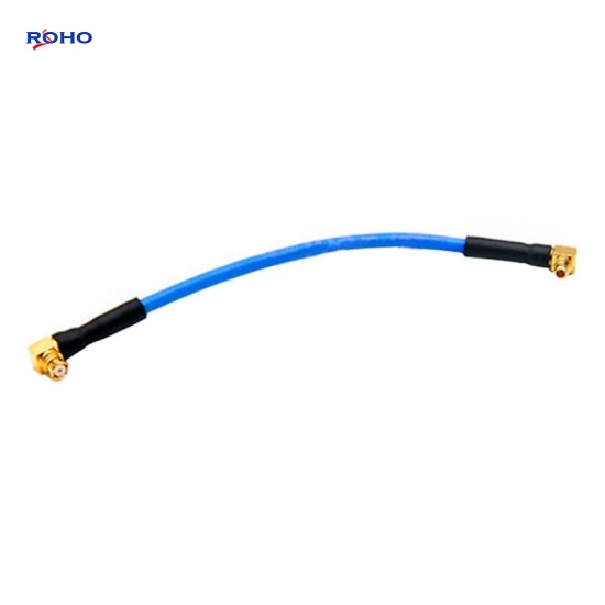 SMP Female Right Angle to MMCX Plug Cable Assembly