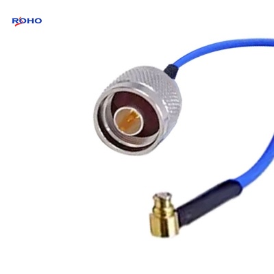 SMP Female Right Angle to N Male Cable Assembly