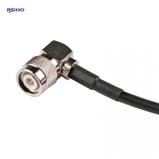 Right Angle N Male to Male LMR195 Cable Assembly