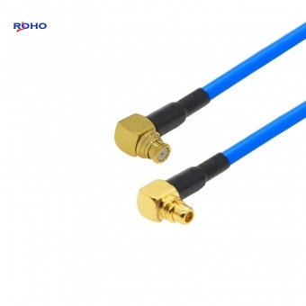 SMP Female Right Angle to MMCX Plug Cable Assembly