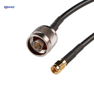 N Male to RP SMA Male RG58 Cable Assembly