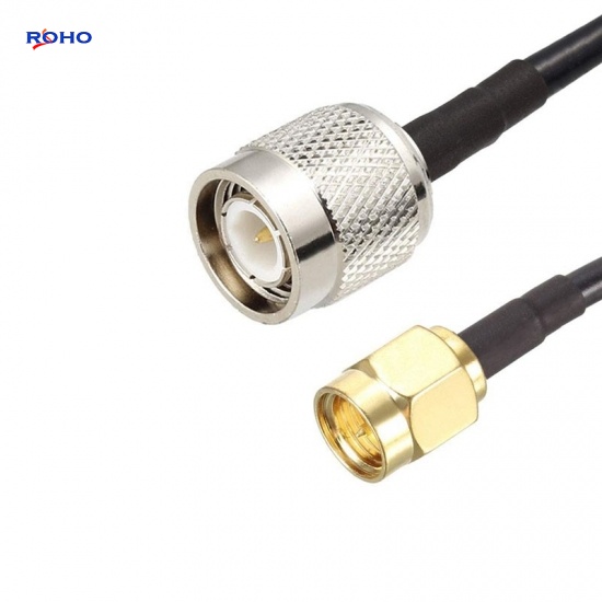 TNC Male to SMA Male Cable Assembly with RG58 Cable