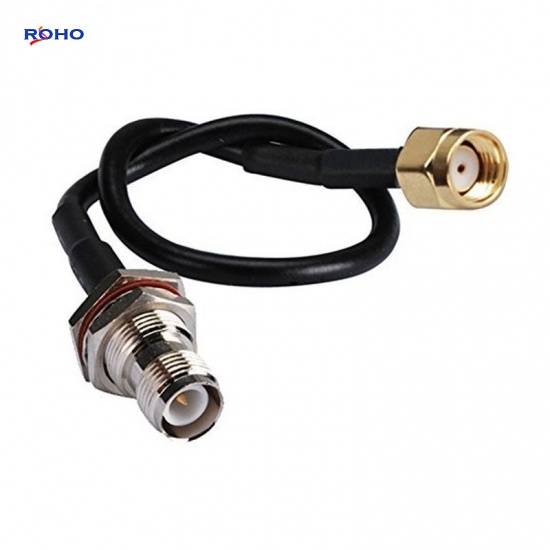 RP TNC Female to RP SMA Male Right Angle Cable Assembly