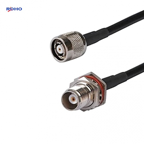 RP TNC Male to TNC Female Cable Assembly with RG58 Cable
