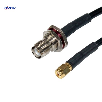 RP TNC Female to RP SMA Male Right Angle Cable Assembly