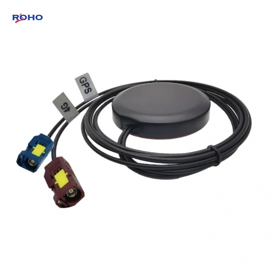 2 in 1 4G GPS Fakra Connector Adhesive Mount Combo Antenna