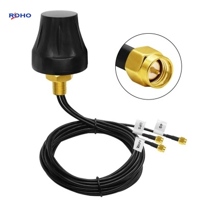 3 in 1 GPS WIFI 4G SMA Connector Screw Mount Combo Antenna