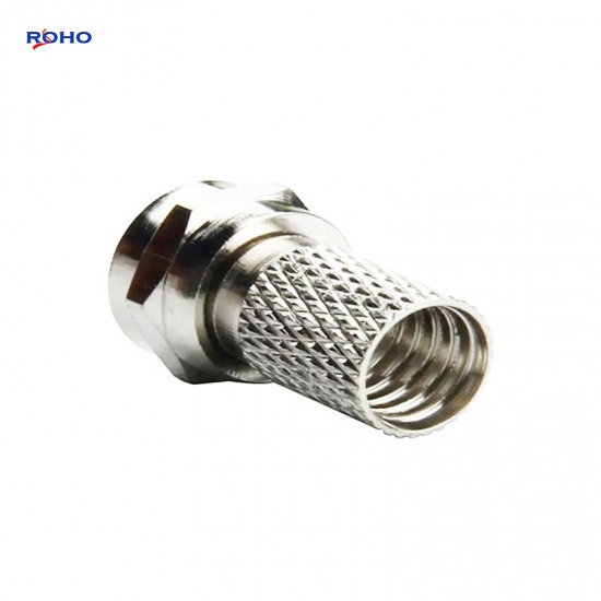 F Male Twist Connector for RG6 Cable