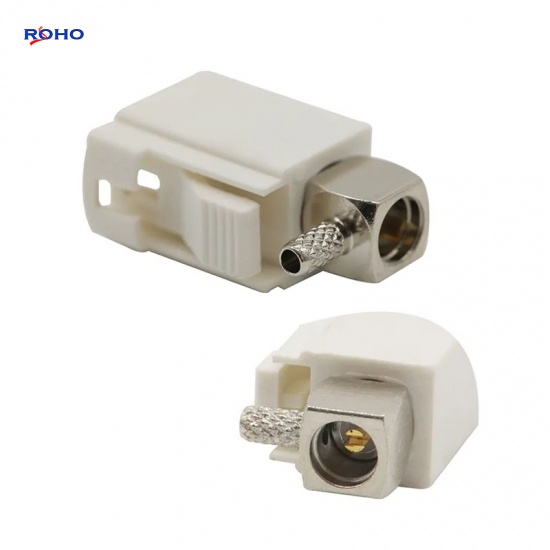 FAKRA B Jack Right Angle Connector Crimp for RG174 RG316 Cable