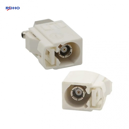 FAKRA B Jack Right Angle Connector Crimp for RG174 RG316 Cable