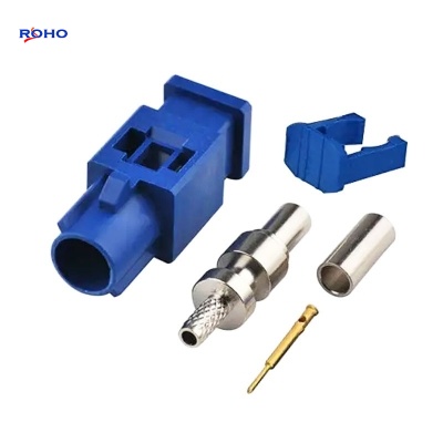 FAKRA C Plug Connector Crimp for RG174 RG316 Cable