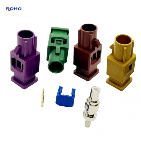 FAKRA D Plug Connector Crimp for RG174 RG316 Cable