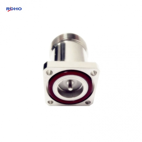 7-16 DIN Female 4 Hole Flange RF Coaxial Connector